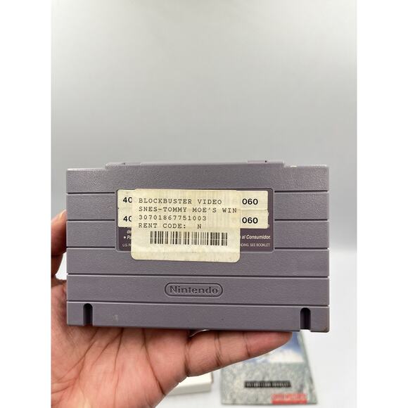 Tommy Moe's Winter Extreme: Skiing & Snowboarding Super Nintendo SNES Complete! - Picture 7 of 16